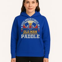Never Underestimate An Old Man With A Pickleball Hoodie