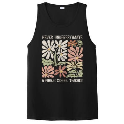 Never Underestimate A Public School Teacher Tim Walz Kamala PosiCharge Competitor Tank