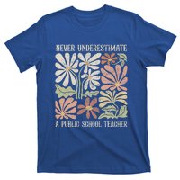 Never Underestimate A Public School Teacher Tim Walz Kamala T-Shirt