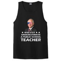 Never Underestimate A Public School Teacher Tim Walz 2024 PosiCharge Competitor Tank