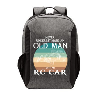 Never Underestimate An Old With A Rccar Meaningful Gift Vector Backpack