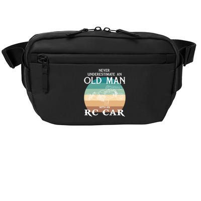 Never Underestimate An Old With A Rccar Meaningful Gift Crossbody Pack