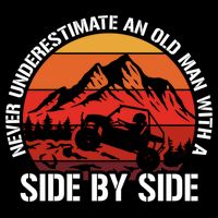 Never Underestimate An Old With A Side By Side Gift Backpack
