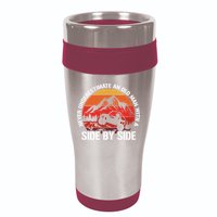 Never Underestimate An Old With A Side By Side Gift 16oz Travel Tumbler