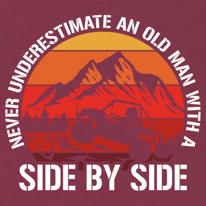 Never Underestimate An Old With A Side By Side Gift 16oz Travel Tumbler