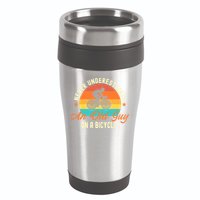 Never Underestimate An Old Guy On A Bicycle Cycling 16oz Travel Tumbler