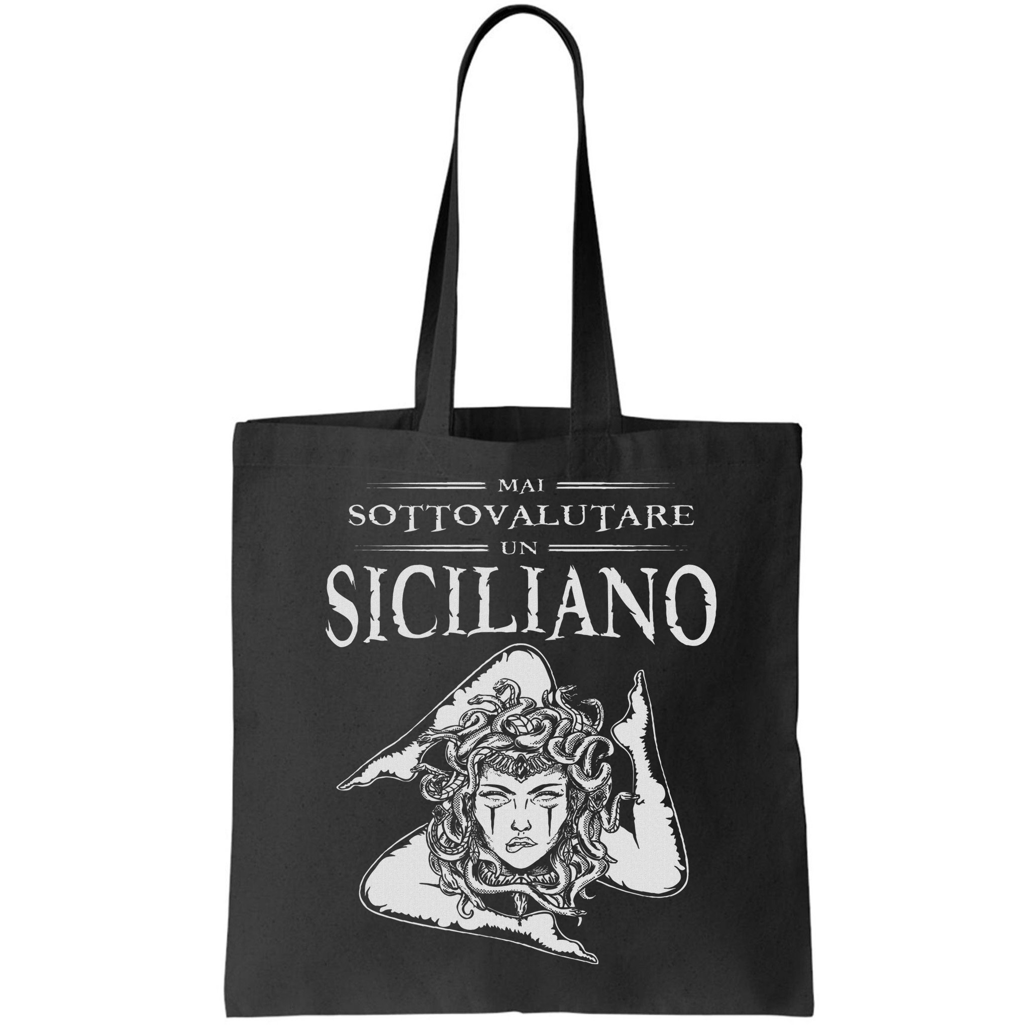 Never Underestimate A Sicilian Trinacria Sicilia Heraldik Bag