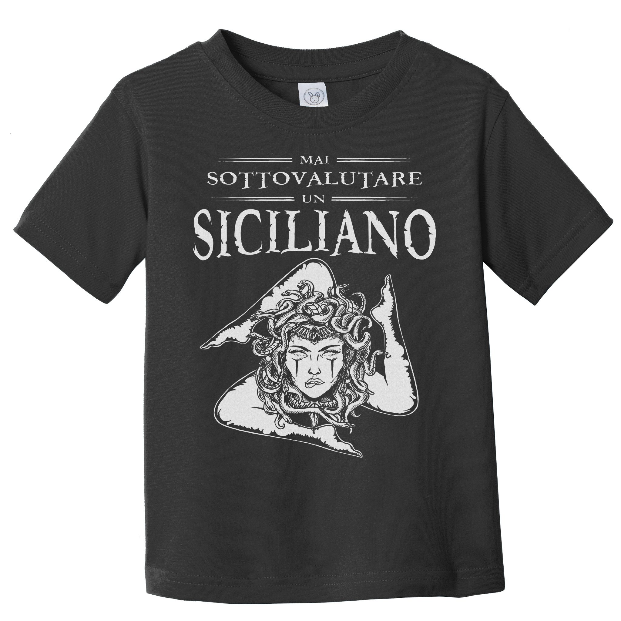Never Underestimate A Sicilian Trinacria Sicilia Heraldik Toddler T-Shirt