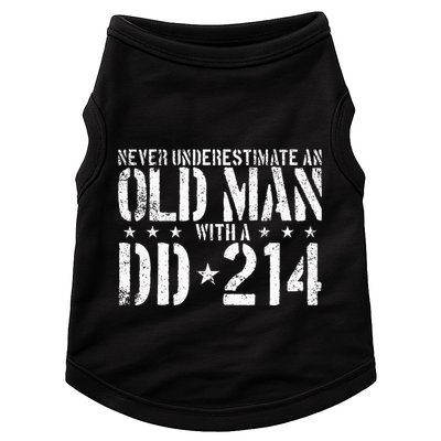 Never Underestimate An Old Man With A Dd214 Alumni Doggie Tank