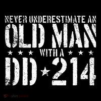 Never Underestimate An Old Man With A Dd214 Alumni Hoodie