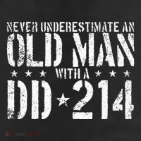Never Underestimate An Old Man With A Dd214 Alumni Adult Drive Performance Visor