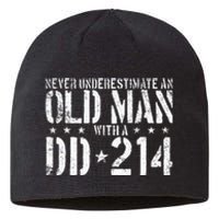 Never Underestimate An Old Man With A Dd214 Alumni Sustainable Beanie