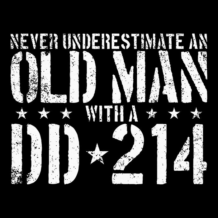 Never Underestimate An Old Man With A Dd214 Alumni 16 in Basic Backpack