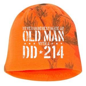 Never Underestimate An Old Man With A Dd214 Alumni Kati - Camo Knit Beanie