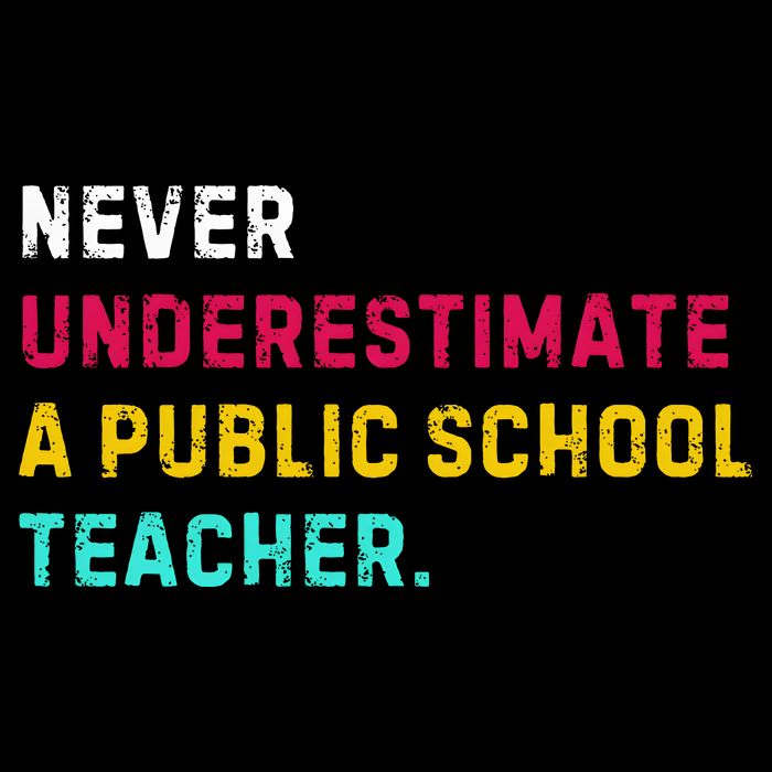 Never Underestimate A Public School Teacher Cooling Performance Crew T-Shirt