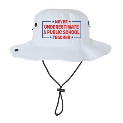 Never Underestimate A Public School Teacher Legacy Cool Fit Booney Bucket Hat