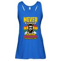 Never Underestimate Awesome African American Dispatcher Dude Gift Ladies Essential Flowy Tank