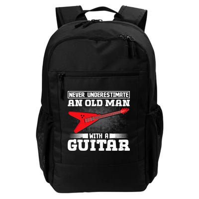 Never Underestimate An Old Man With A Guitar Backpack