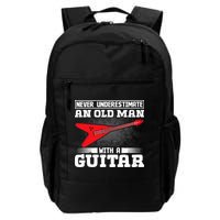 Never Underestimate An Old Man With A Guitar Backpack
