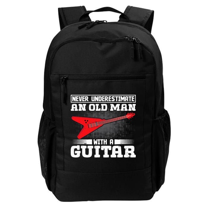 Never Underestimate An Old Man With A Guitar Backpack