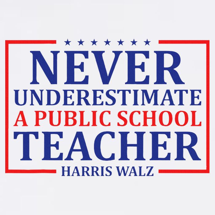 Never Underestimate A Public School Teacher Harris Waltz Baby Bodysuit