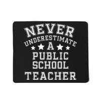 Never Underestimate A Public School Teacher Tim Walz Kamala Harris 2024 Mousepad