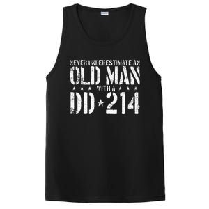 Never Underestimate An Old Man With A Dd214 Alumni PosiCharge Competitor Tank