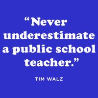 Never Underestimate A Public School Teacher Coach Quote Bag