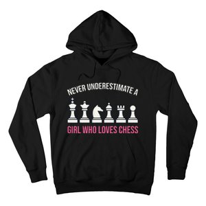 Never Underestimate A Who Loves Chess Hoodie