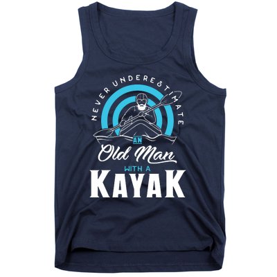 Never Underestimate An Old Man With A Kayak Tank Top