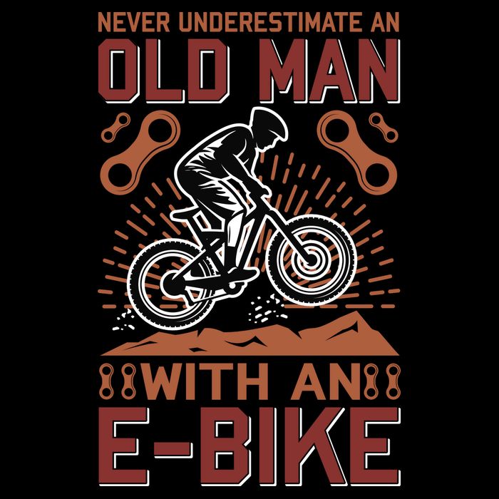 Never Underestimate An Old Man With An E Bike City Backpack