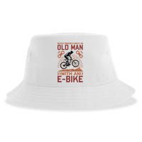 Never Underestimate An Old Man With An E Bike Sustainable Bucket Hat