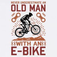 Never Underestimate An Old Man With An E Bike Mug