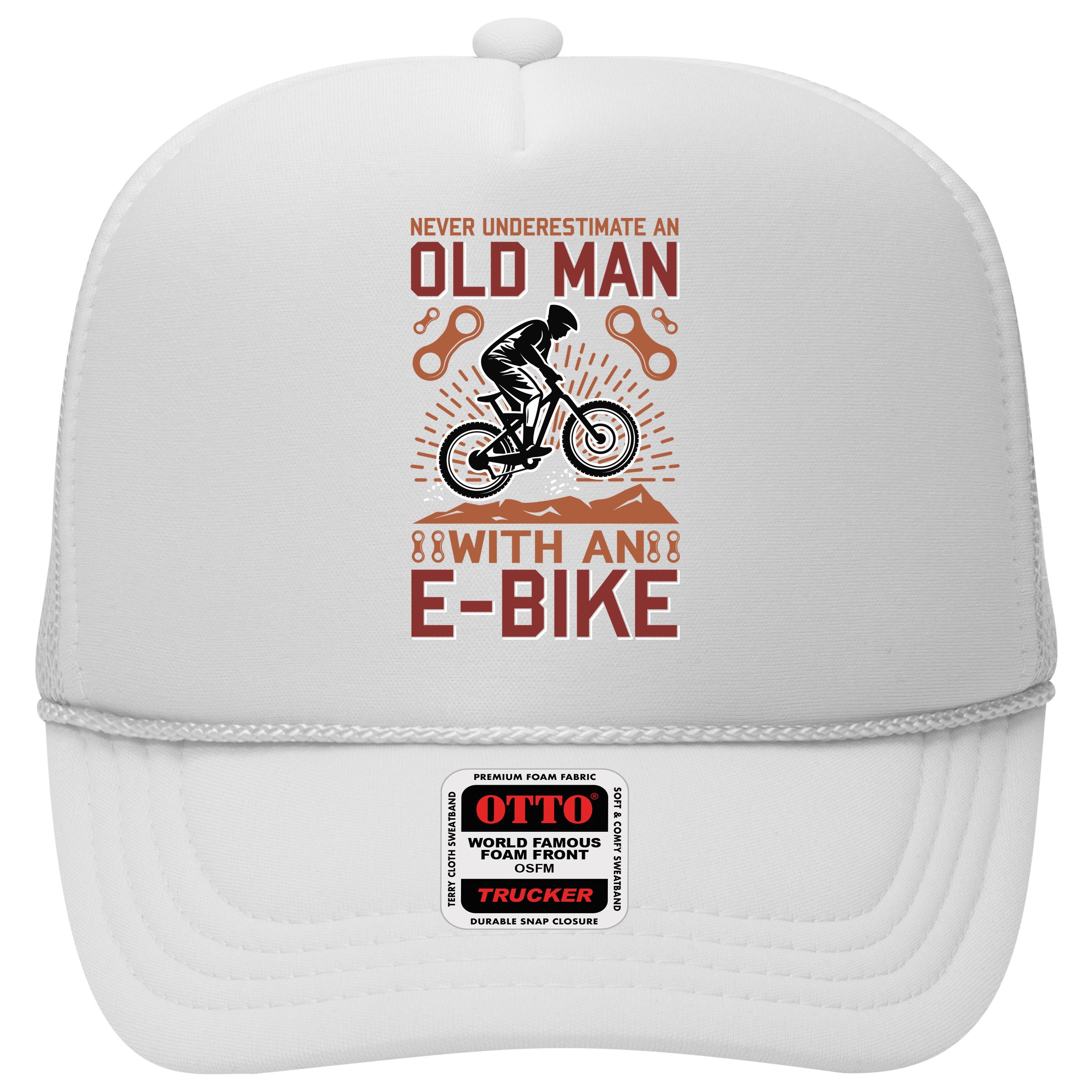 Never Underestimate An Old Man With An E Bike Hat