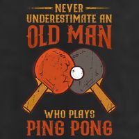 Never Underestimate An Old Man Who Plays Ping Pong Sport 11oz C Handle Ceramic Mug