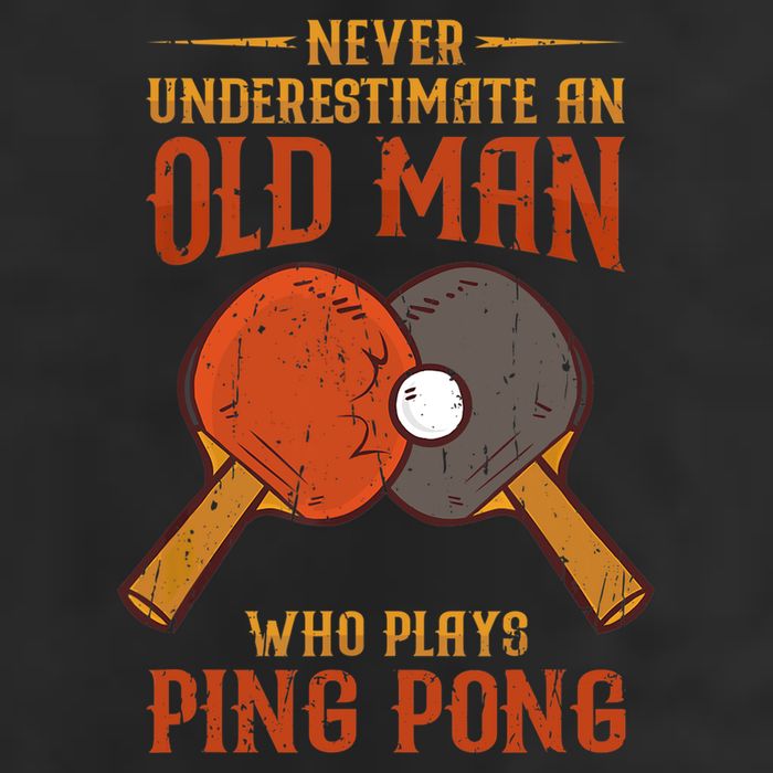 Never Underestimate An Old Man Who Plays Ping Pong Sport 11oz C Handle Ceramic Mug