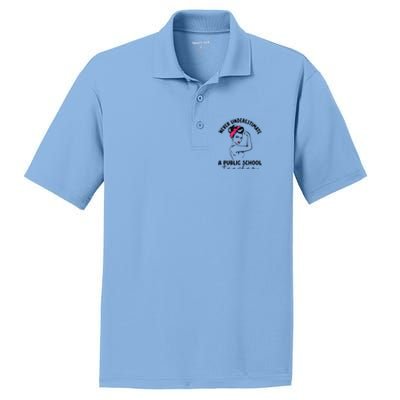 Never Underestimate A Public School Teacher Public Education PosiCharge RacerMesh Polo