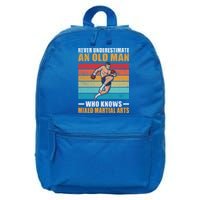 Never Underestimate An Old Who Knows Mixed Martial Arts Great Gift 16 in Basic Backpack