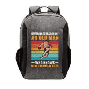 Never Underestimate An Old Who Knows Mixed Martial Arts Great Gift Vector Backpack