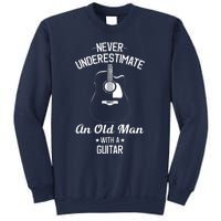 Never Underestimate An Old Man With A Guitar Acoustic Player Sweatshirt