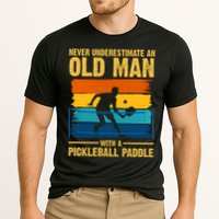 Never Underestimate An Old Man With A Pickleball Paddle Performance Shirt