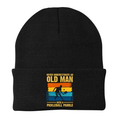 Never Underestimate An Old Man With A Pickleball Paddle Beanie