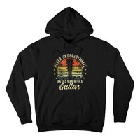 Never Underestimate An Old Man With A Guitar Player Hoodie