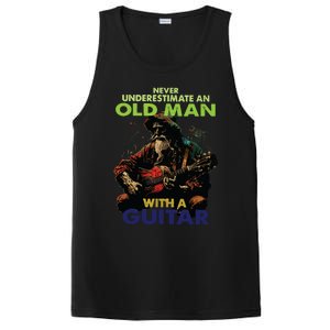 Never Underestimate An Old Man With A Guitar PosiCharge Competitor Tank