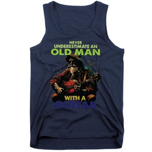 Never Underestimate An Old Man With A Guitar Tank Top