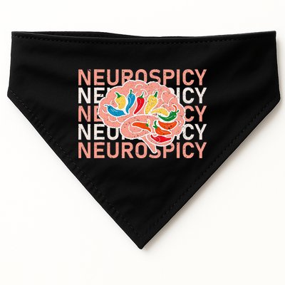 Neurospicy Universe Adhd Autism Awareness And Acceptance USA-Made Doggie Bandana