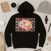 Neurospicy Universe Adhd Autism Awareness And Acceptance Hoodie