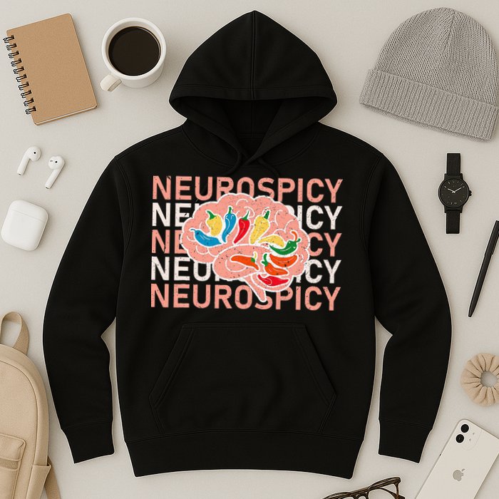 Neurospicy Universe Adhd Autism Awareness And Acceptance Hoodie