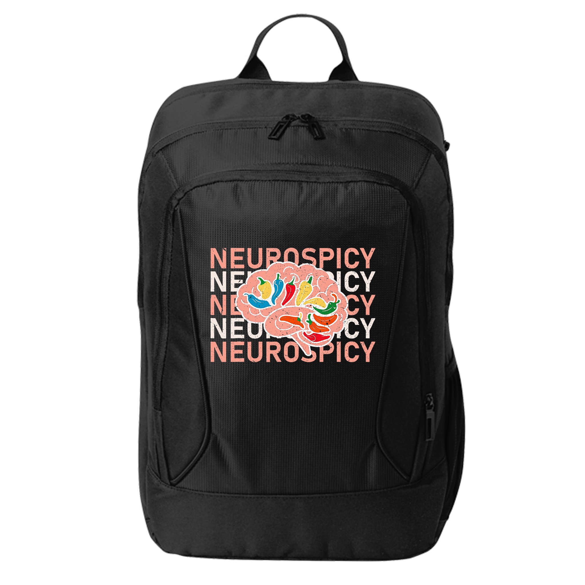 Neurospicy Universe Adhd Autism Awareness And Acceptance City Backpack