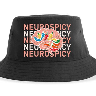 Neurospicy Universe Adhd Autism Awareness And Acceptance Sustainable Bucket Hat